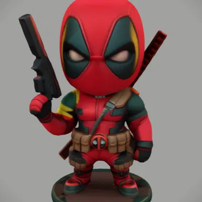 Mô hình 3D Mini Deadpool