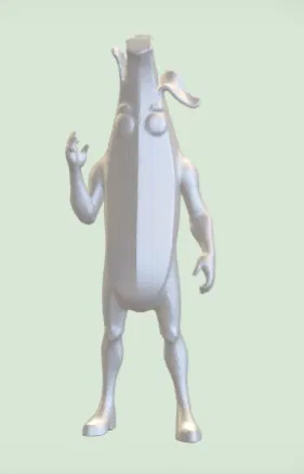 Mô hình 3D Fortnite Peely - Image 2