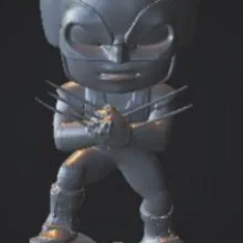 Mô hình tượng 3D Wolverine đầy uy lực
