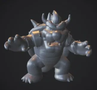 Mô hình 3D Bowser - Vua Koopa cực ngầu - Image 2