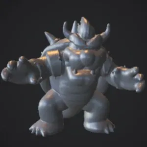 Mô hình 3D Bowser - Vua Koopa cực ngầu