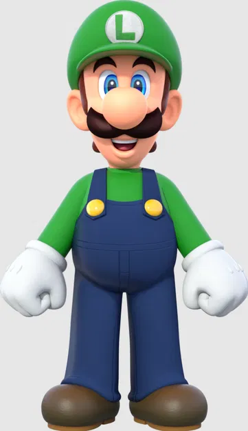 Mô hình 3D Luigi - Super Mario Bros - Image 1