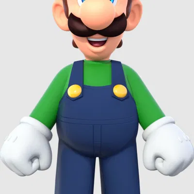 Mô hình 3D Luigi - Super Mario Bros