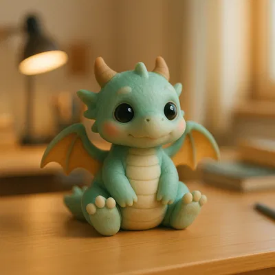 Mô hình chú Rồng nhỏ đáng yêu (Cute Dragon) in 3D