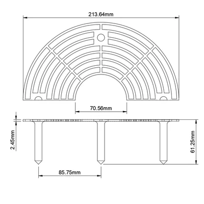 Khay đỡ quả dâu tây (Split Strawberry Support) giúp chống thối trái