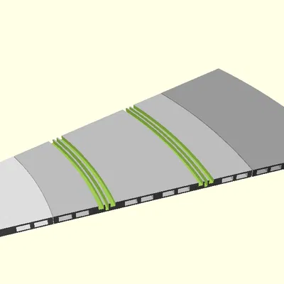 Hệ thống đường cong đa bán kính cho Carrera Evolution & Digital (1/32 & 1/24)