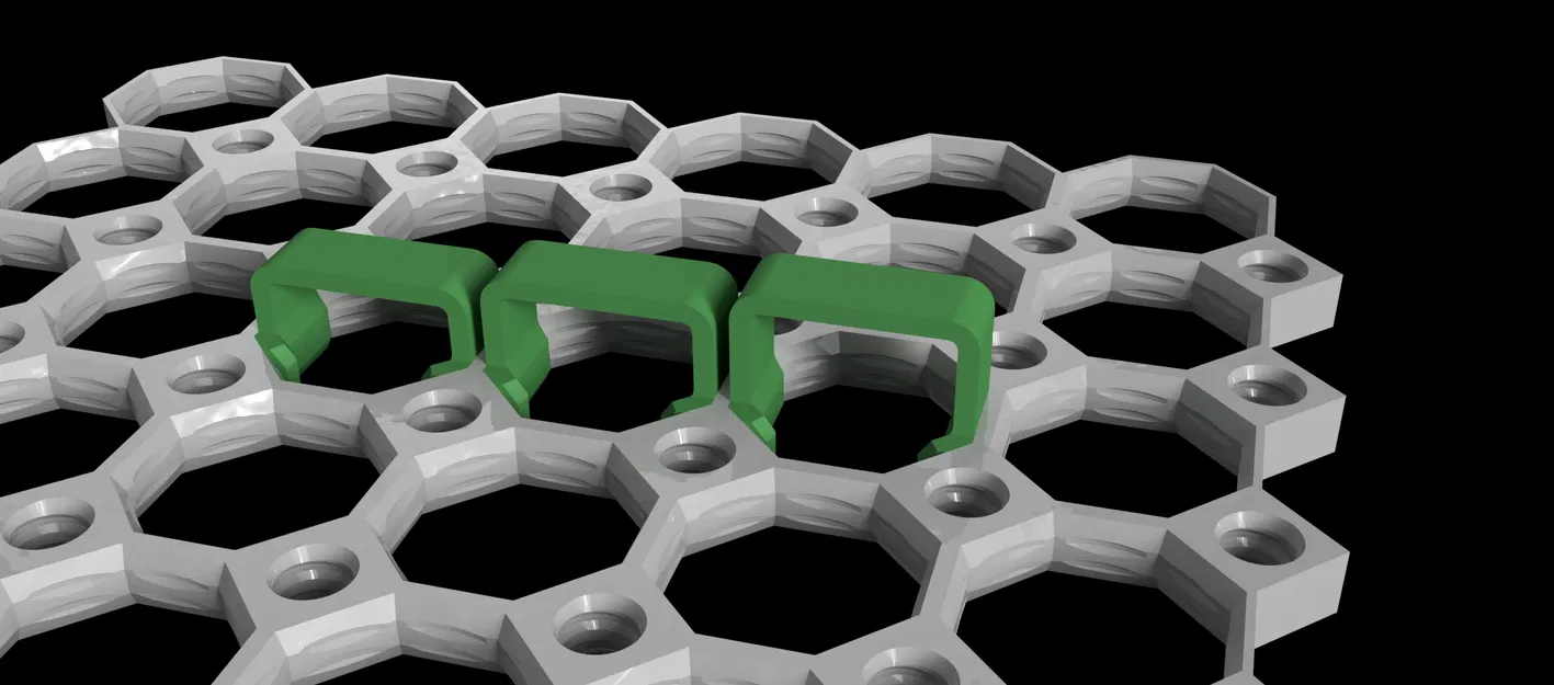 Kẹp cáp Multiboard V2 dạng snap-in - Image 1