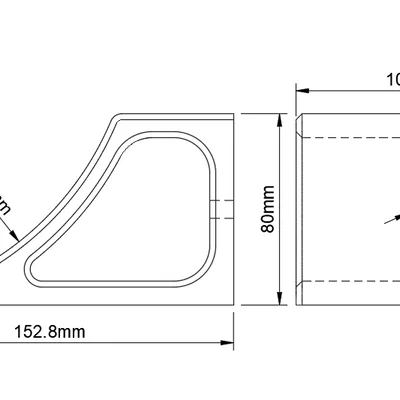 Cầu trượt 3D cho mô hình xe Monster Truck tỷ lệ 1:64