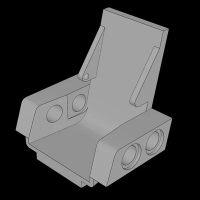 Mô hình ghế ngồi Technic 3x2 tương thích Lego cực chất