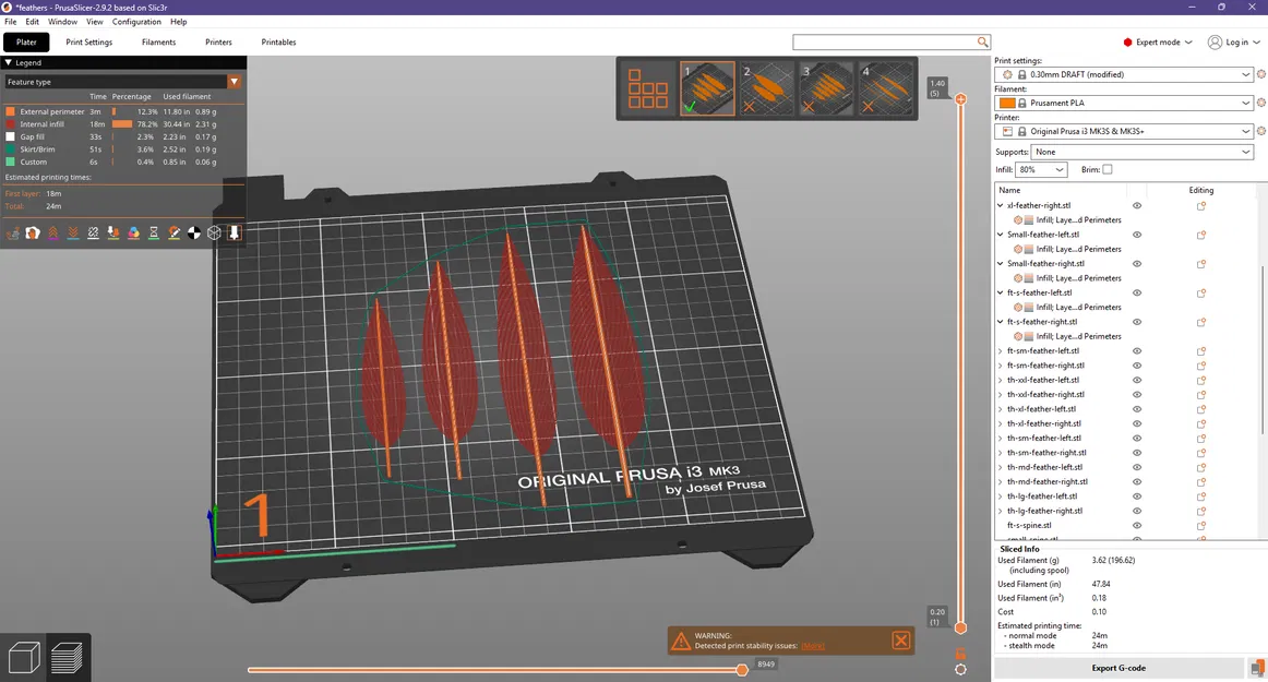 Split Feathers (Bản remix của mẫu lông vũ siêu thực) - Image 2