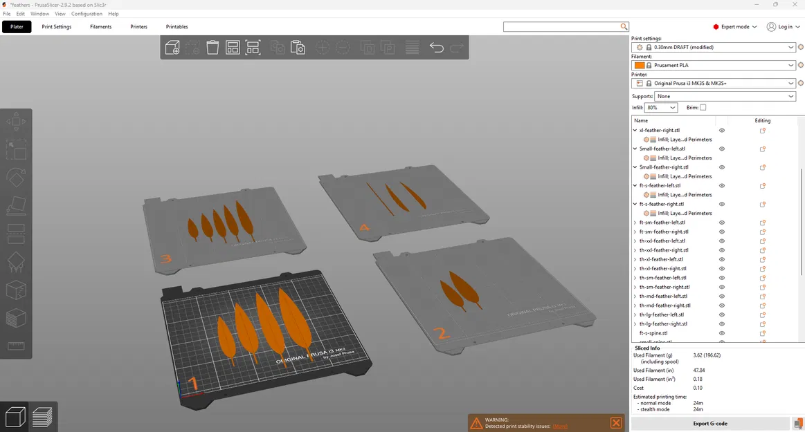 Split Feathers (Bản remix của mẫu lông vũ siêu thực) - Image 4
