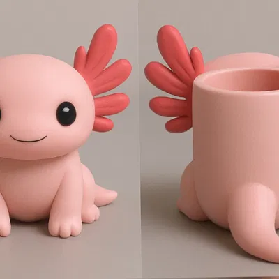 Ống cắm bút Axolotl