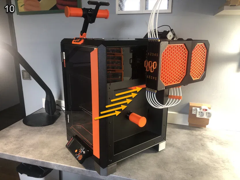 Bộ đệm MMU3 tùy chỉnh cho Prusa Core One - Image 23