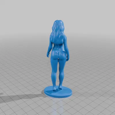 Mô hình tượng nữ dáng đứng 3D (STL File) chất lượng cao