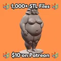 Mô hình tượng nghệ thuật nữ giới đầy đặn (STL 3D Print) - Thumbnail 1