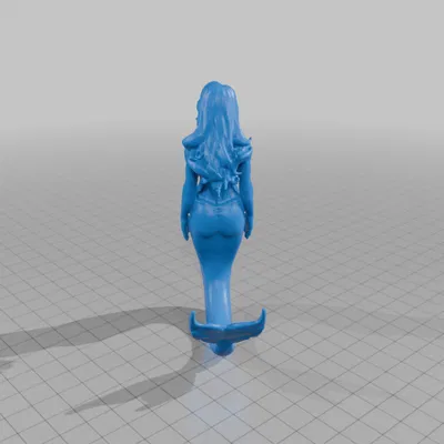 Mô hình in 3D nàng tiên cá thần thoại (Mythical Mermaid) tinh xảo