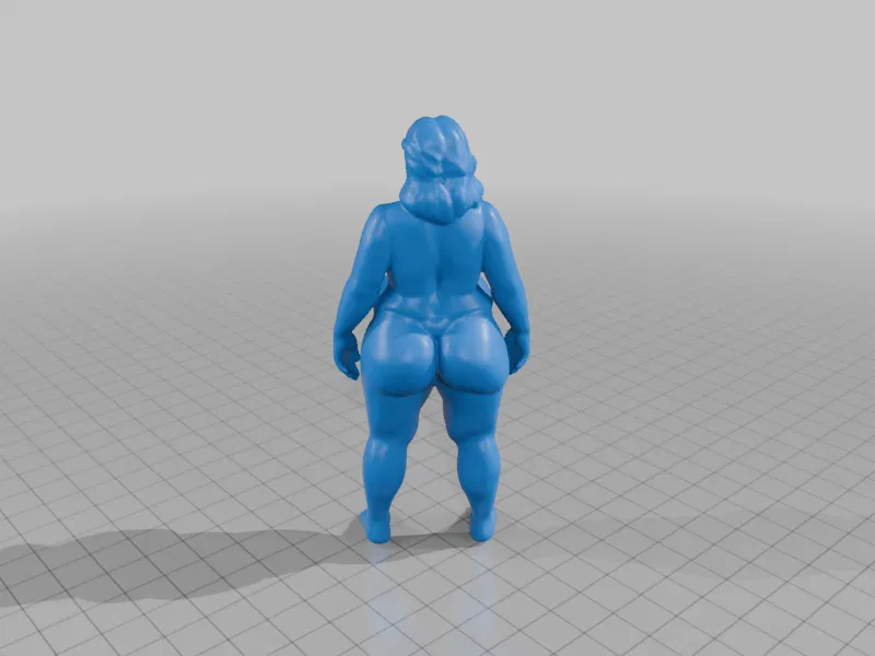 Mô hình nhân vật nữ 3D đầy đặn - File STL thiết kế nghệ thuật chi tiết - Image 2