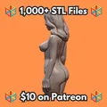 Mô hình tượng nữ nghệ thuật chân thực file STL in 3D chất lượng cao - Thumbnail 1