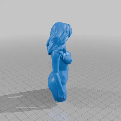 Mô hình tượng nữ nghệ thuật chân thực file STL in 3D chất lượng cao