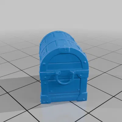 Mô hình rương kho báu 28mm cho game Dungeons & Dragons (D&D)