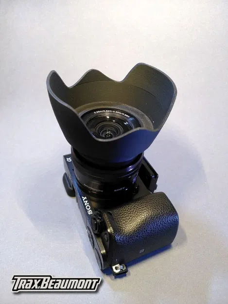 Loa che nắng (lens hood) cho ống kính Sony Alpha 6000 SELP1650 - Image 1