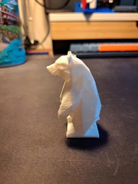 Mô hình chú gấu Low-Poly in 3D - Thiết kế hình học độc đáo - Image 5