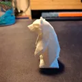 Mô hình chú gấu Low-Poly in 3D - Thiết kế hình học độc đáo - Thumbnail 5