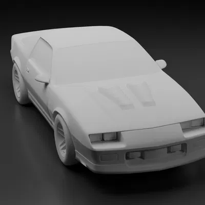 Chevrolet Camaro 1990 – Tệp STL Xe Cơ Bắp Cổ Điển Mỹ Cho In 3D
