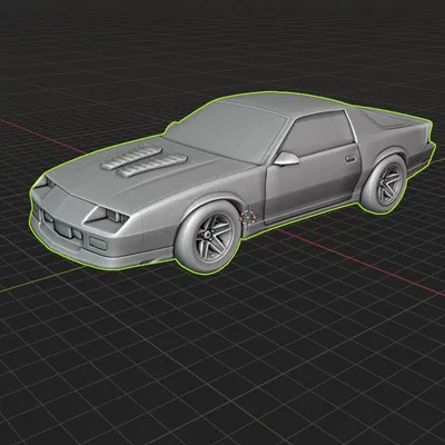 Chevrolet Camaro 1990 – Tệp STL Xe Cơ Bắp Cổ Điển Mỹ Cho In 3D