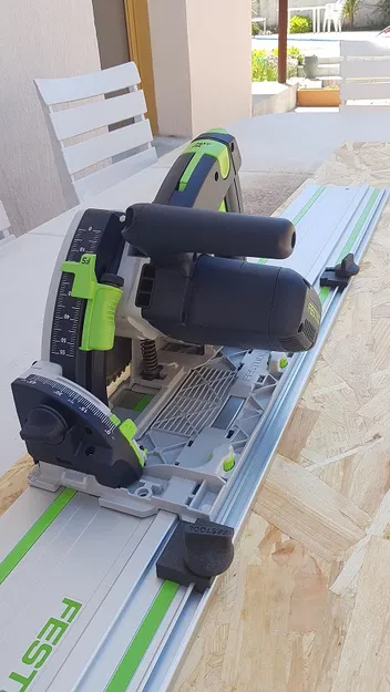 Chốt chặn dẫn hướng cho thanh ray Festool FS/2 kèm núm vặn - Image 1