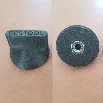 Chốt chặn dẫn hướng cho thanh ray Festool FS/2 kèm núm vặn