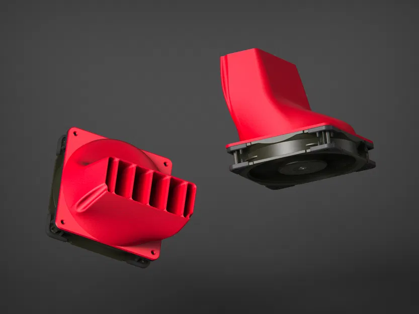 Ống Dẫn Hướng Gió (Directional Airflow Duct) Cho Quạt 120mm - Image 1