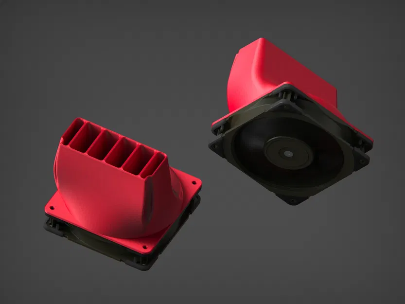 Ống Dẫn Hướng Gió (Directional Airflow Duct) Cho Quạt 120mm - Image 2