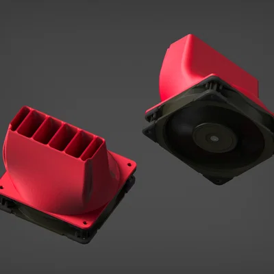 Ống Dẫn Hướng Gió (Directional Airflow Duct) Cho Quạt 120mm