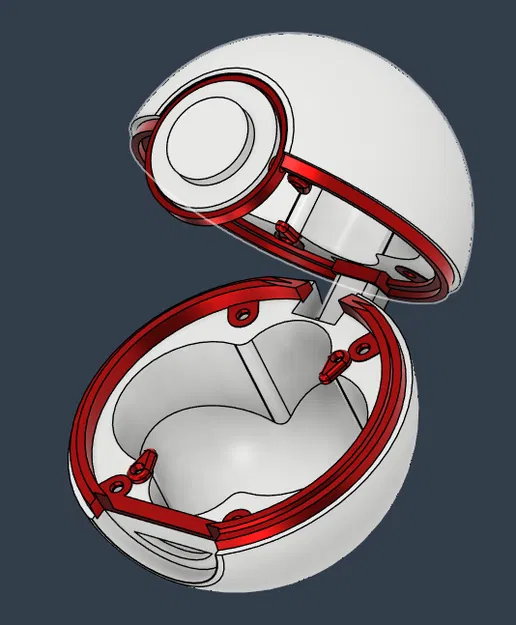 Hộp Đựng Thẻ Pokemon Mezastar Pokeball In 3D Độc Đáo - Image 3