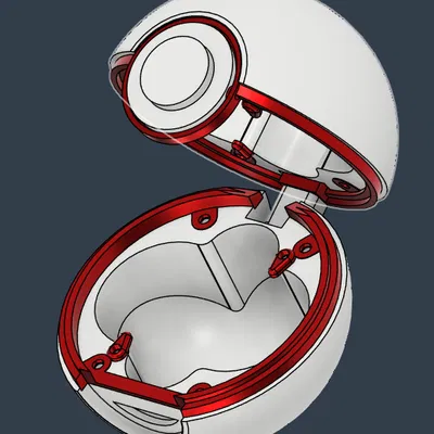 Hộp Đựng Thẻ Pokemon Mezastar Pokeball In 3D Độc Đáo