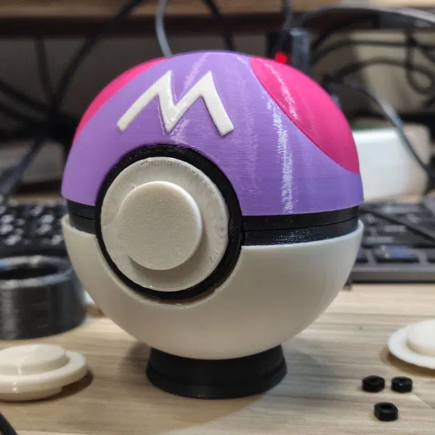 Hộp Đựng Thẻ Pokemon Mezastar Pokeball In 3D Độc Đáo - Image 6