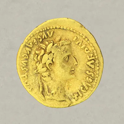 Mô hình đồng tiền vàng La Mã Tiberius Aureus
