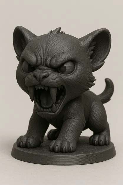 Mô hình chú mèo răng kiếm con dễ thương - Image 1