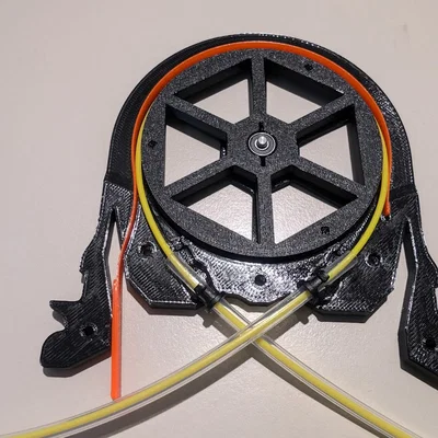 Dụng cụ hỗ trợ nạp sợi nhựa cho đoạn buffer MMU3 R3