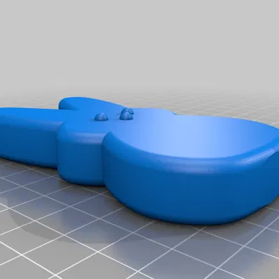 Mô hình chú thỏ Peeps Bunny in 3D dễ thương để trang trí