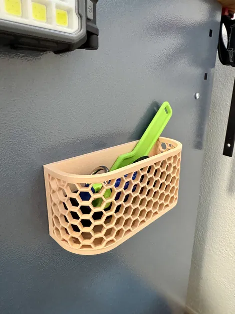 Khay đựng đồ nam châm họa tiết tổ ong cho tủ lạnh - Image 1