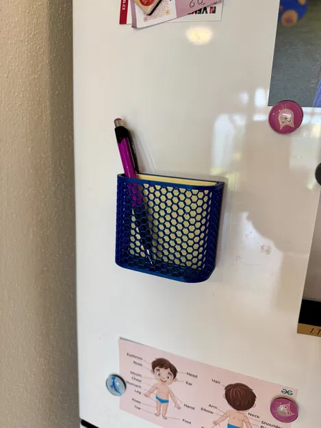 Khay đựng đồ nam châm họa tiết tổ ong cho tủ lạnh - Image 2