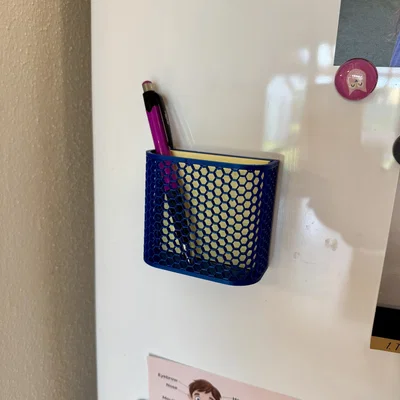 Khay đựng đồ nam châm họa tiết tổ ong cho tủ lạnh