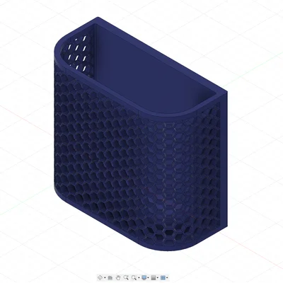 Khay đựng đồ nam châm họa tiết tổ ong cho tủ lạnh 5