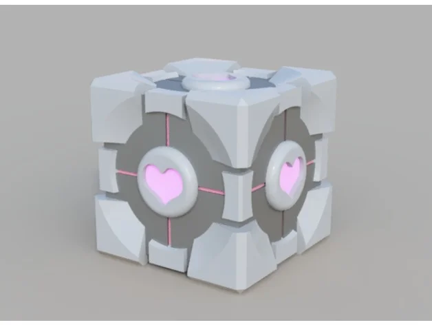 Mô hình Companion Cube từ game Portal - Trang trí bàn làm v… 1