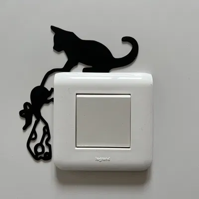 Mẫu trang trí công tắc đèn treo tường #12