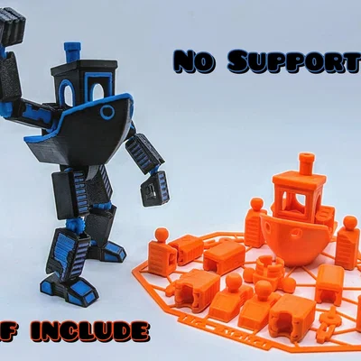 Benchy-Robot: Chú Robot Benchy Đáng Yêu