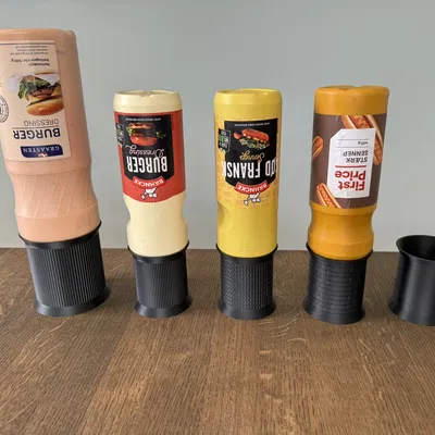 Đế giữ chai tương ớt và mù tạt