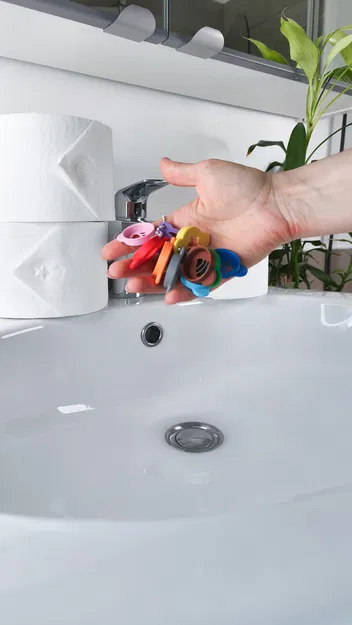 Bộ Dấu In Giấy Vệ Sinh 3D Độc Đáo Cho Không Gian Nhà Tắm - Image 10